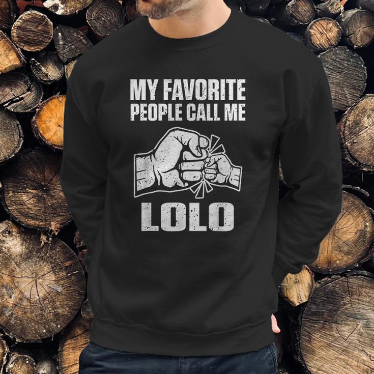 My Favorite People Call Me Lolo Filipino Grandpa Gift Men Sweatshirt