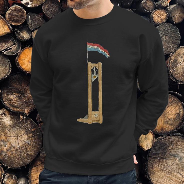 French Guillotine France Paris Flag Bastille Day Men Sweatshirt