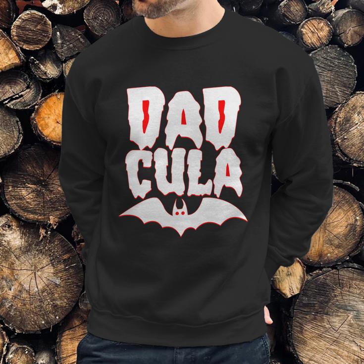 Funny Halloween Cute Halloween Dadcula Dracula Men Sweatshirt