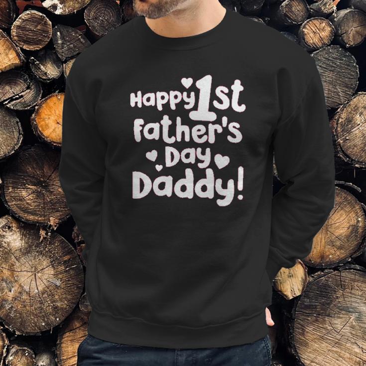 Happy First Fathers Day Daddy Infant One Piece Men Sweatshirt