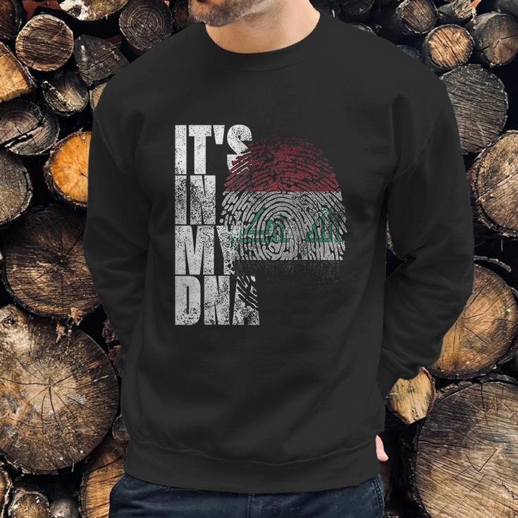 Its In My Dna Iraqi Islamic Persian Gifts Iraq Flag Men Sweatshirt