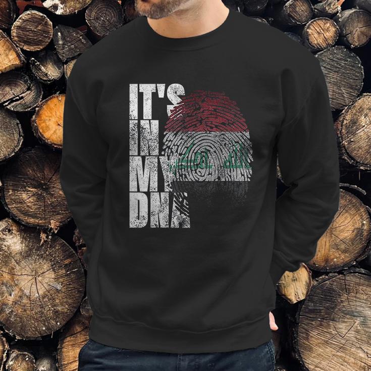 Its In My Dna Iraqi Islamic Persian Gifts Iraq Flag Men Sweatshirt