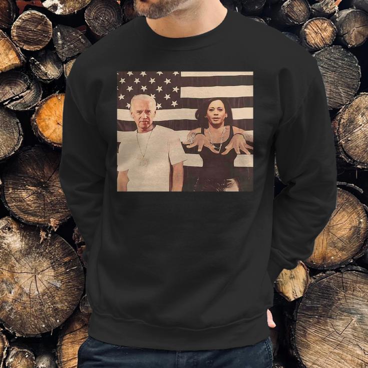 Joe Biden And Kamala Harris Make Shup Outkast Stankonia America Flag Shirt Mf Men Sweatshirt