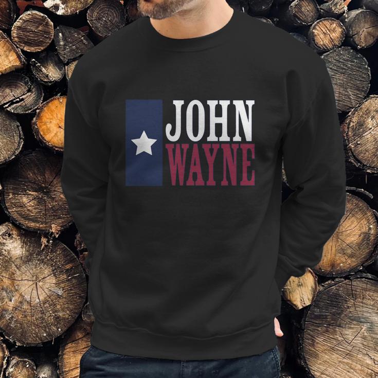 John Wayne American Flag Men Sweatshirt