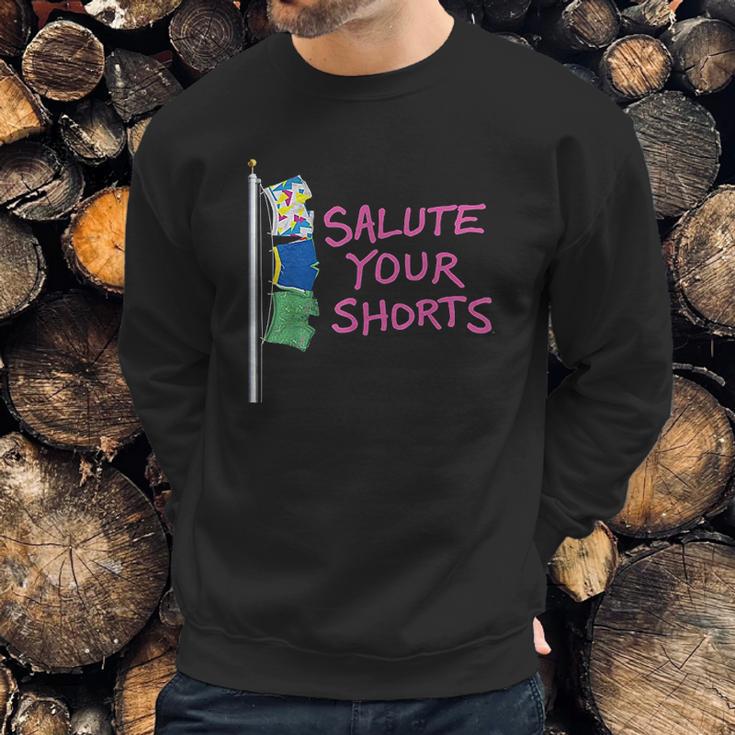 Nickelodeon Salute Your Shorts Boxer Flagpole Men Sweatshirt