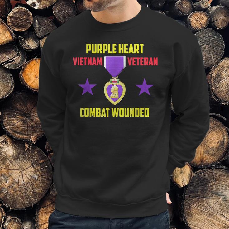 Purple Heart Vietnam Veteran Men Sweatshirt