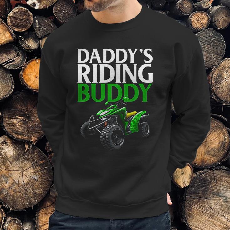 Riding Buddy Father Son Four Wheeling Atv Men Sweatshirt