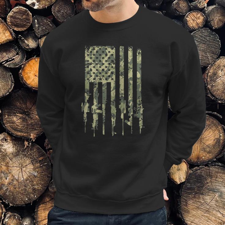 Rifle Flag Camo Men Sweatshirt