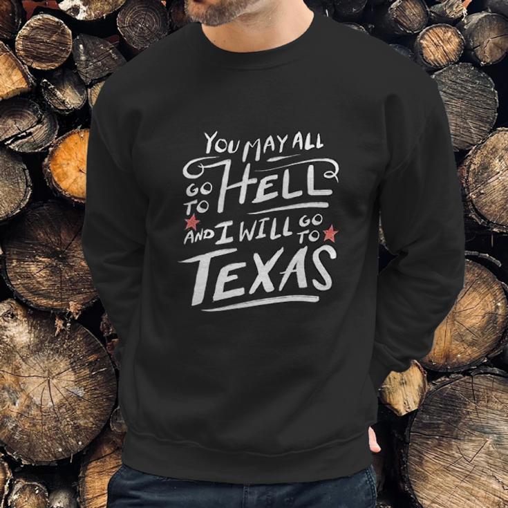 Texas Lone Star State Flag Austin Dont Mess With Graphic Men Sweatshirt