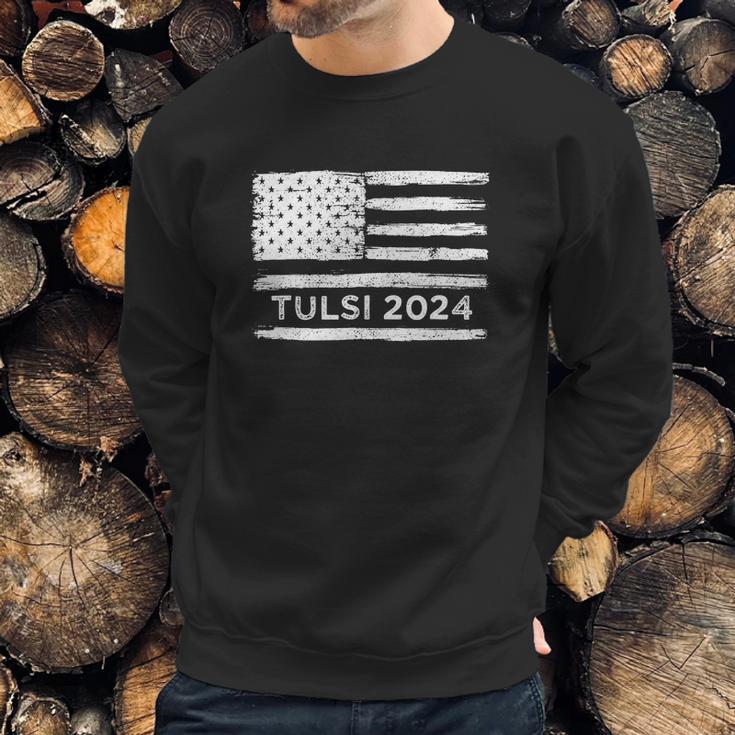 Tulsi Gabbard 2024 American Flag Men Sweatshirt