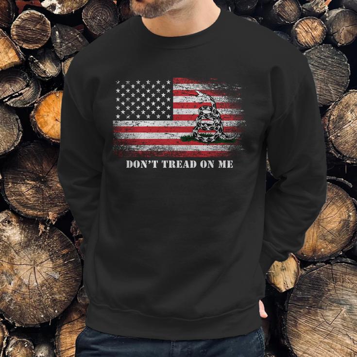 Usa Vintage Flag Dont Tread On Me Men Sweatshirt