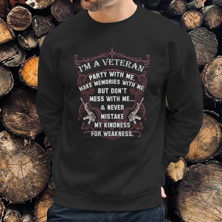 Veteran T-Shirts - VeteranShirts - Veteran Tshirt - Military - Veterans - Veteran - Military - Navy - Aircraft - Veteran Dad - Patriots - American - Airforce - Us Veteran Men Sweatshirt