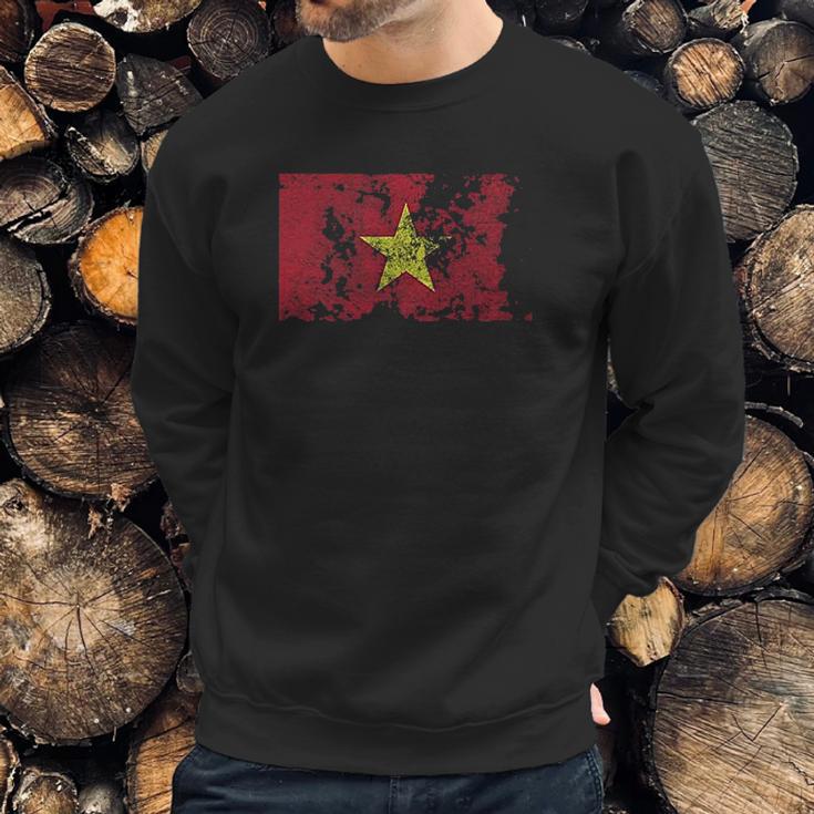 Vietnam Flag Men Sweatshirt