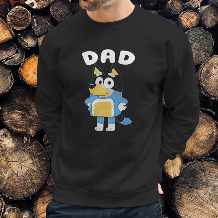 Vintage Bluey Dad Men Sweatshirt