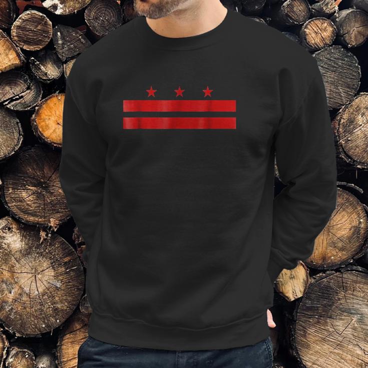 Washington Dc District Of Columbia Flag Men Sweatshirt