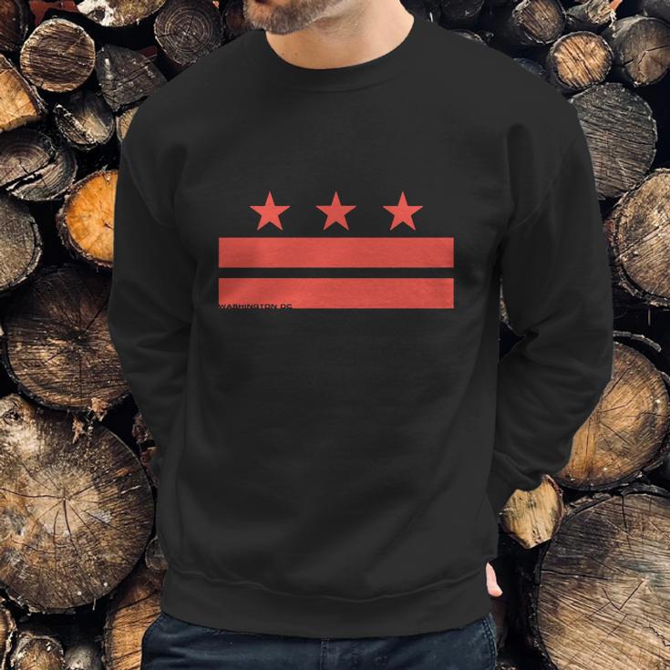 Washington Dc Flag Men Sweatshirt