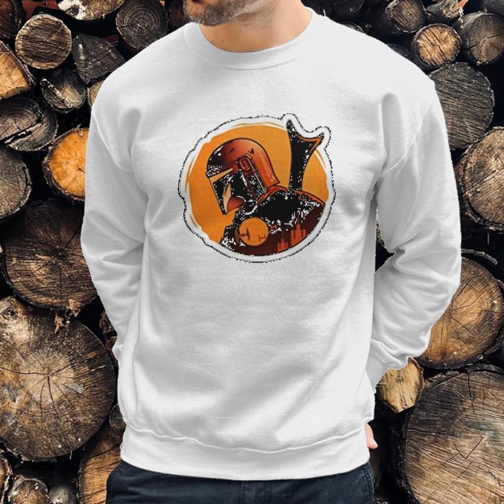 Dadalorian Mandalorian Design Dad Birthday Gifts Men Sweatshirt