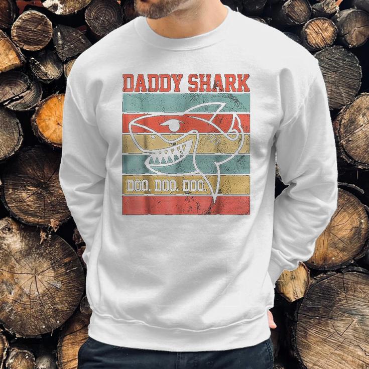 Daddy Shark Lover Marine Biology Men Sweatshirt