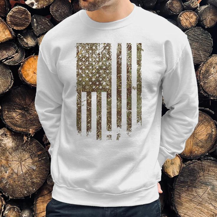 Grunt Style Outdoors Camo Flag Men Sweatshirt