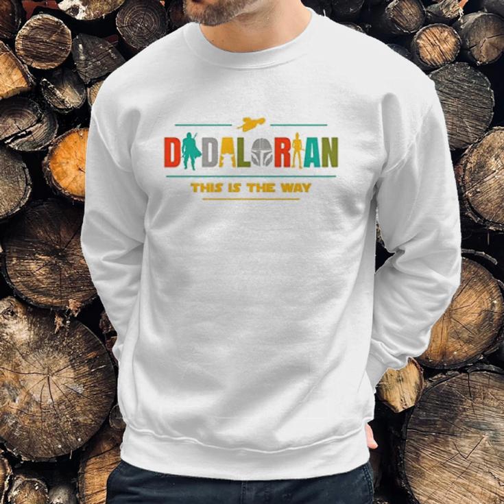 The Mandalorian Dadalorian This Is The Way Men Sweatshirt