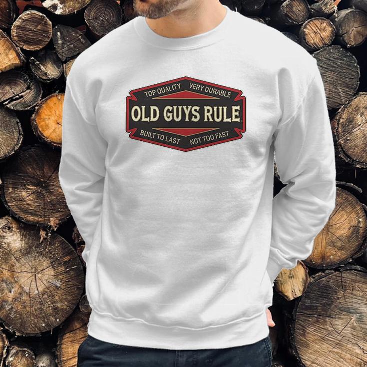 Old Guys Rule Built To Last Gravel Men Sweatshirt