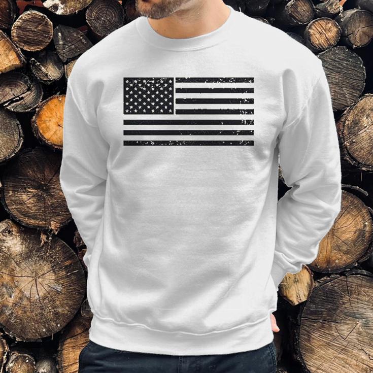 United States Of America Vintage Flag Usa American Marine Corp Force Usmc Men Sweatshirt