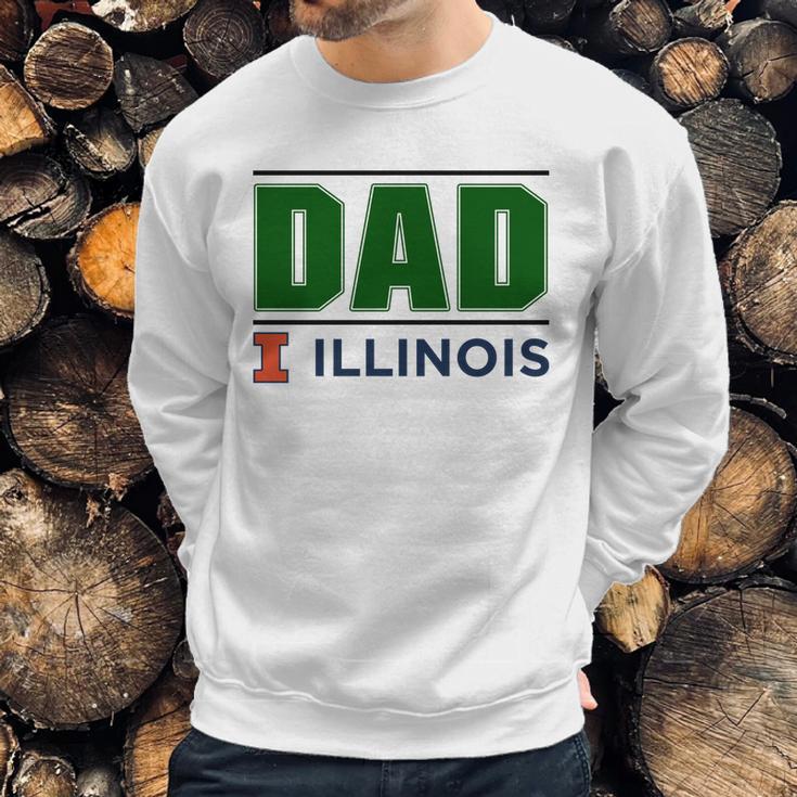 University Of Illinois At Urbana Champaign Proud Dad Parents Day 2020 Men Sweatshirt