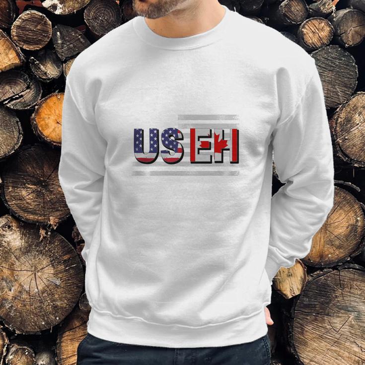 Useh American Canada Flag Maple Leaf July 4Th Shirt Men Sweatshirt