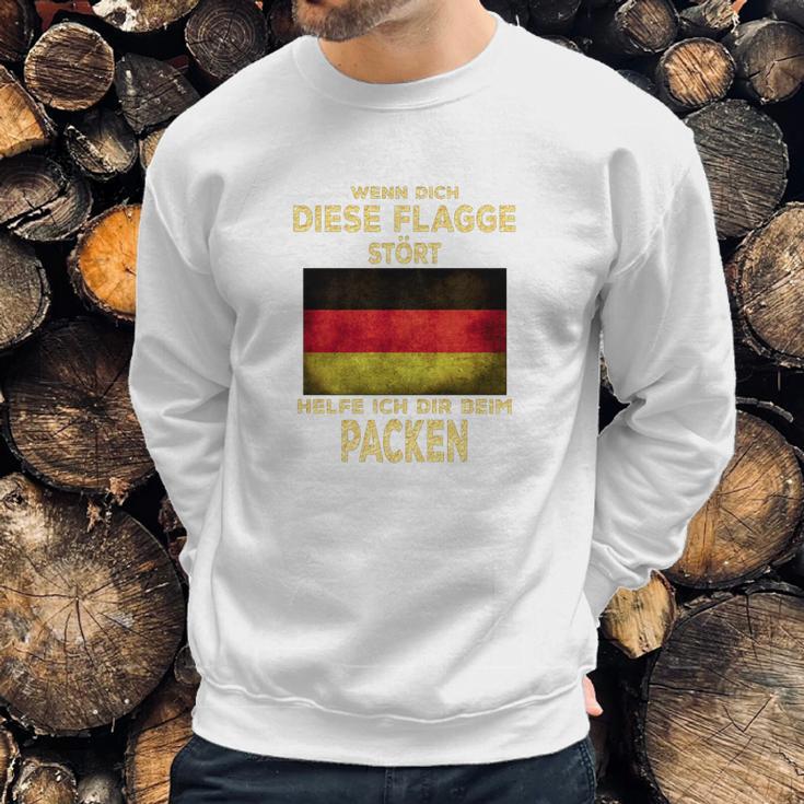 Wenn Dich Diese Flagge Stört Helfe Ich Dir Beim Packen Men Sweatshirt