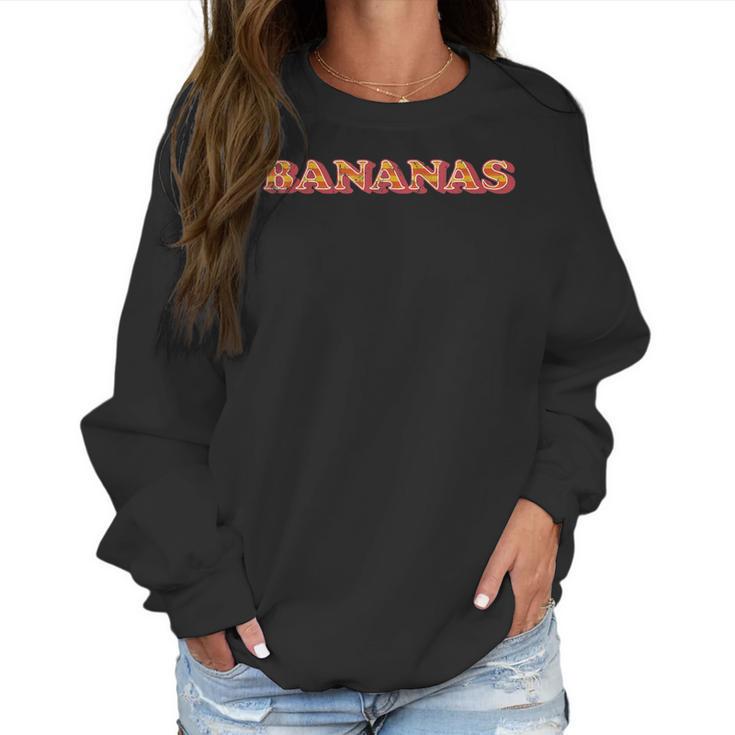 Bananas Vintage Style 70S  By Seventies Women Sweatshirt