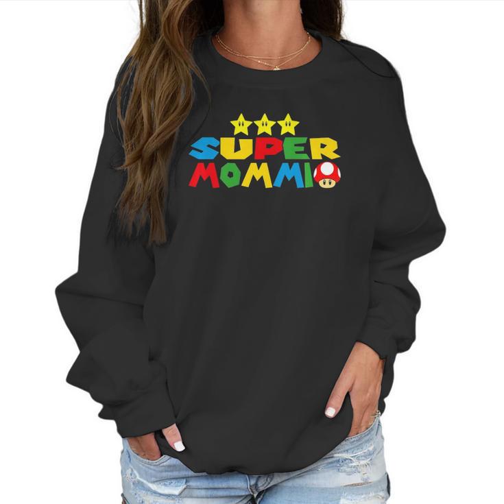 Funny Super Mommio Video Game Lover Mothers Day Women Sweatshirt