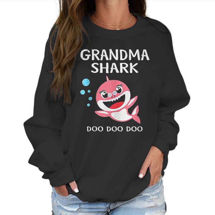 Grandma Shark Doo Doo Halloween Costume Christmas Gift Women Sweatshirt