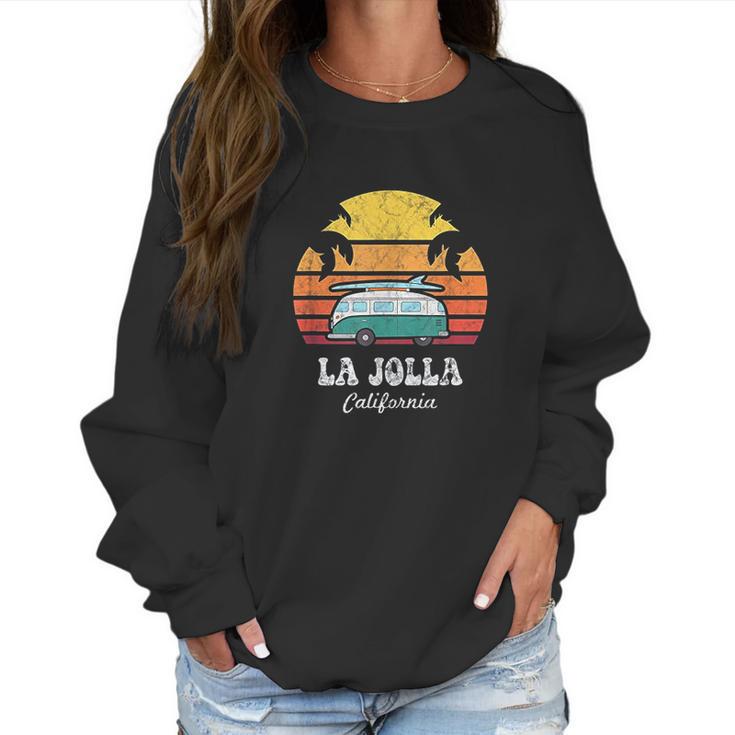 La Jolla Souvenir Retro California Men Women Kids Clothing Women Sweatshirt