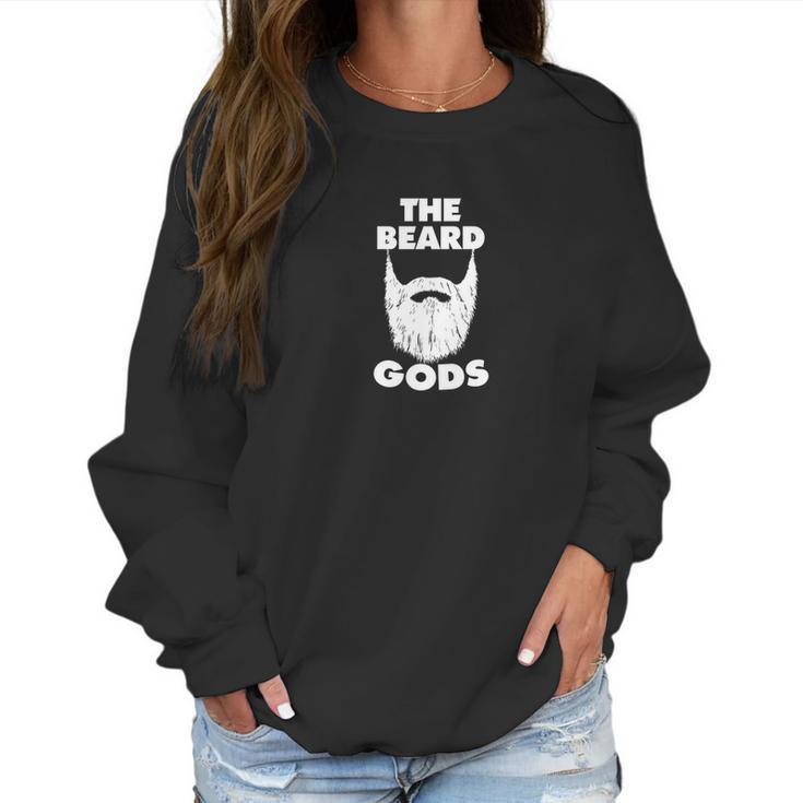 Mens The Beard Gods Beard Lovers Dont Shave White Tee Women Sweatshirt