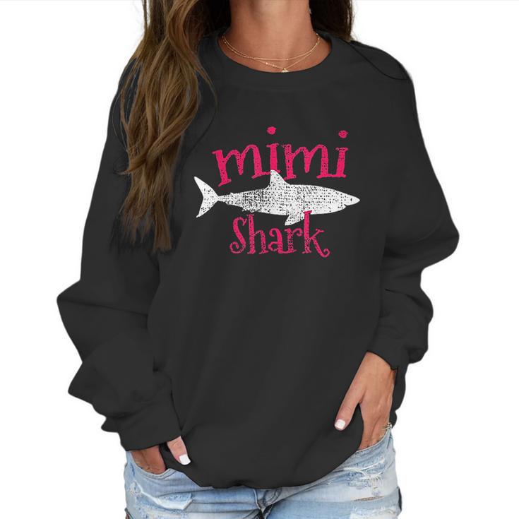 Mimi Grandmother Grandma Shark Gift Vintage Women Sweatshirt