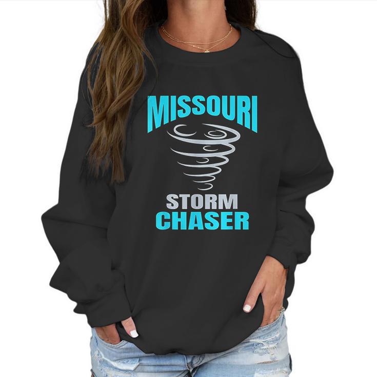 Missouri Storm Chaser Tornado Spotter Gift Women Sweatshirt