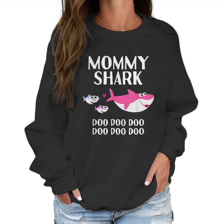 Mommy Shark Doo Doo Mothers Day Gift Women Sweatshirt