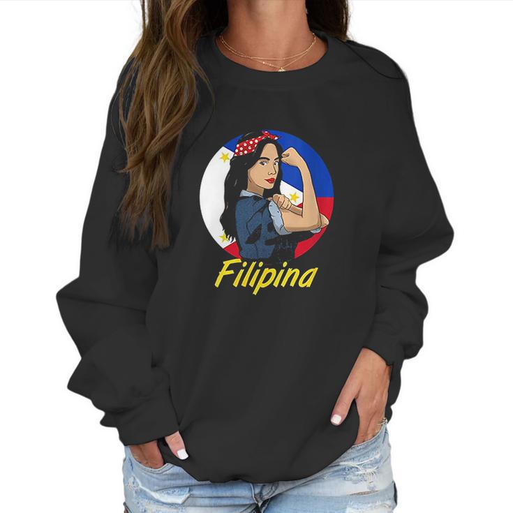 Philippines Pinay Filipina Pride Strong Proud Women Wife Women Sweatshirt