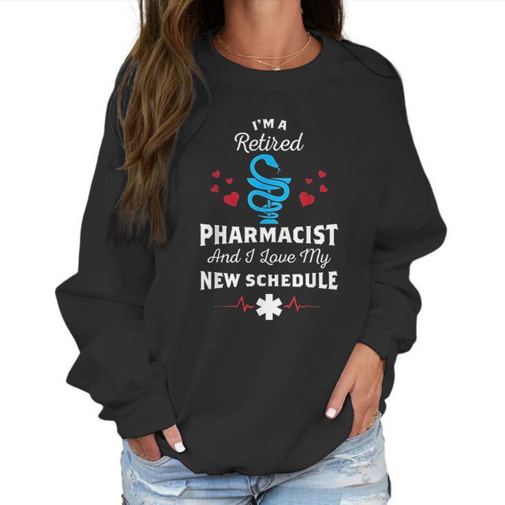 Retired Pharmacist Gift For The Retirement Party Pharmacy Women Sweatshirt