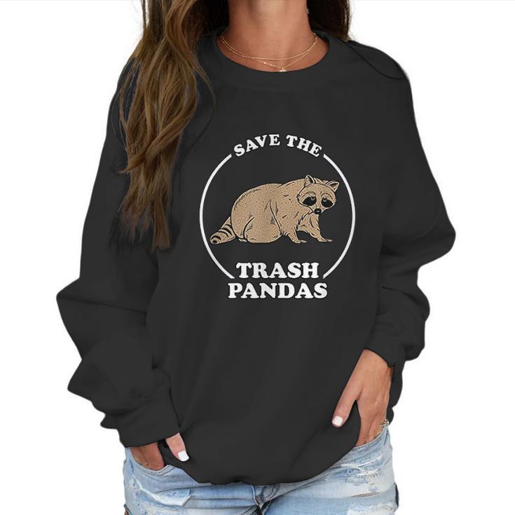 Save The Trash Pandas Women Sweatshirt