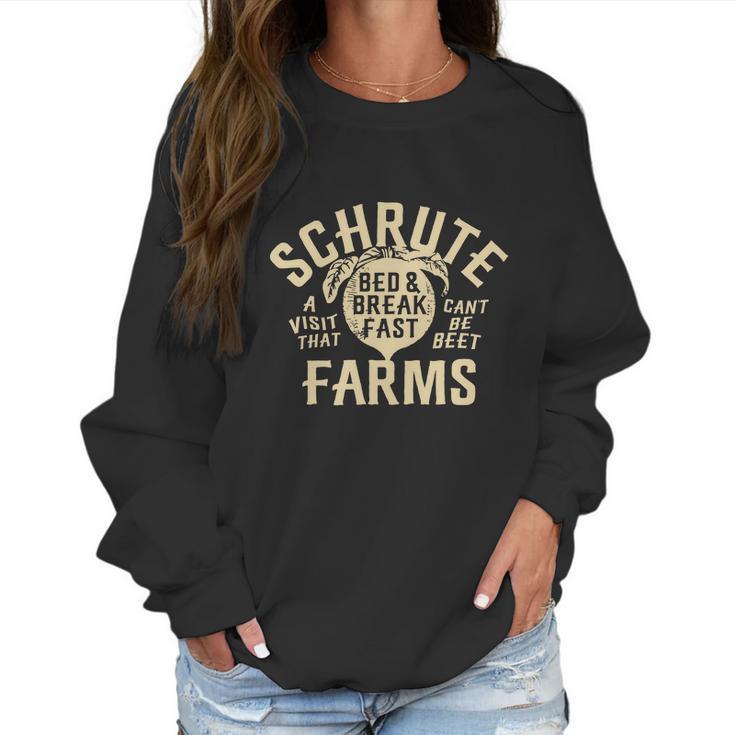 Schrute Farms A Visit That Cant Be Beet Women Sweatshirt