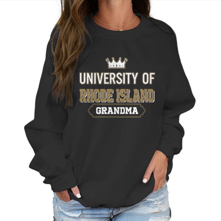 University Of Rhode Island Grandma Great Gift For Grandparents Women Sweatshirt