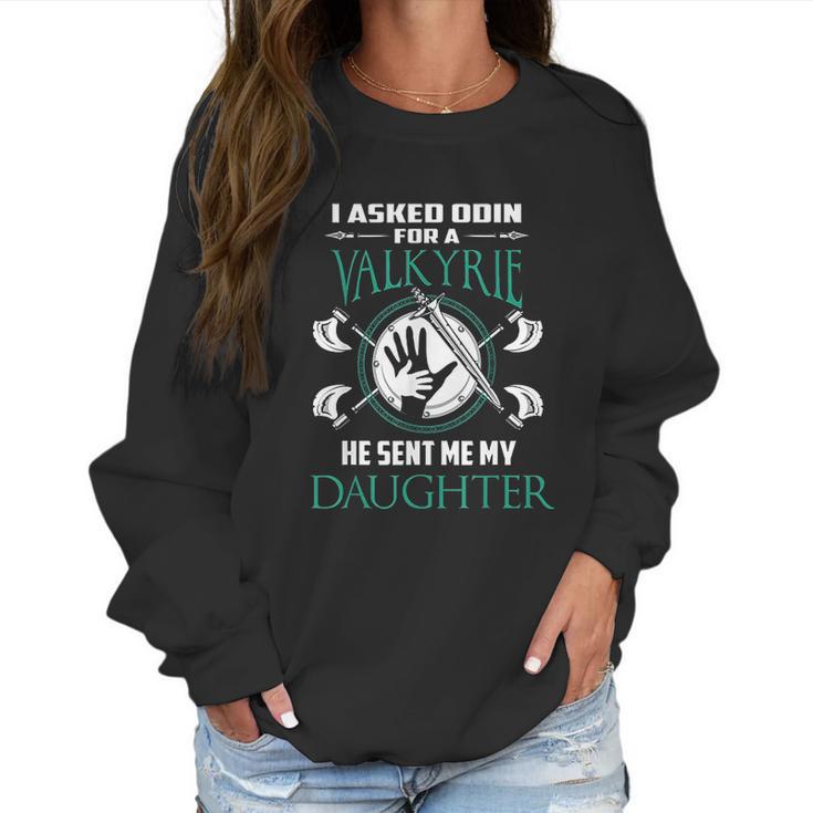 Viking And Valkyrie Father And Daughter Matching Women Sweatshirt