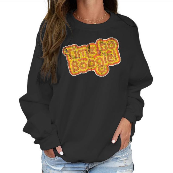 Vintage 1970S Time To Boogie Men Women Kids Women Sweatshirt