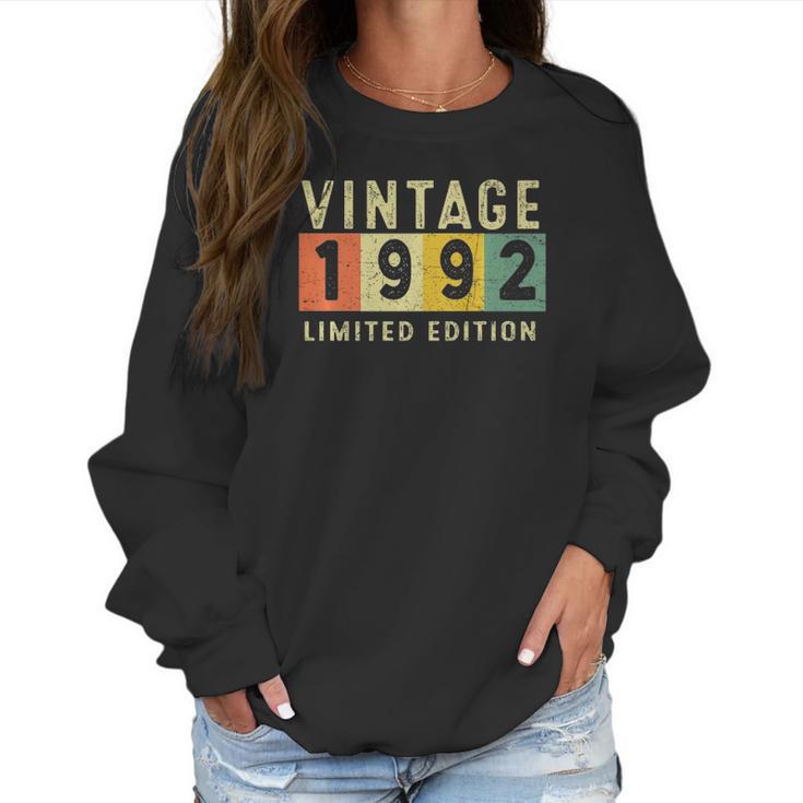 Vintage 1992 30Th Birthday 30 Years Old Gift Men Women Women Sweatshirt