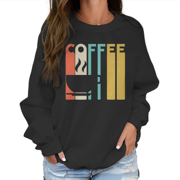 Vintage Colors Coffee Cup Logo Women Sweatshirt