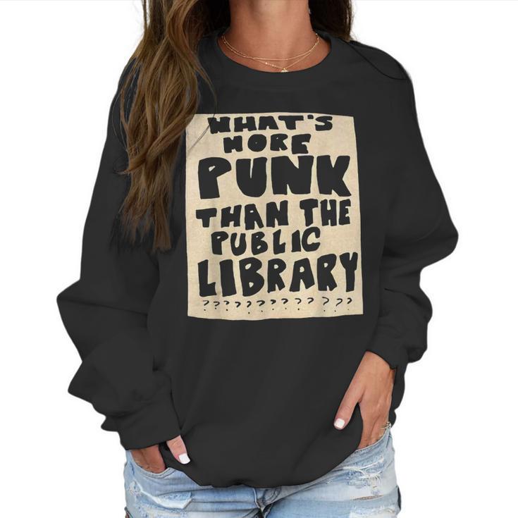 What’S-More-Punk-Than-The-Public-Library Librarian  Men Women T-Shirt Graphic Print Casual Unisex Tee Women Sweatshirt