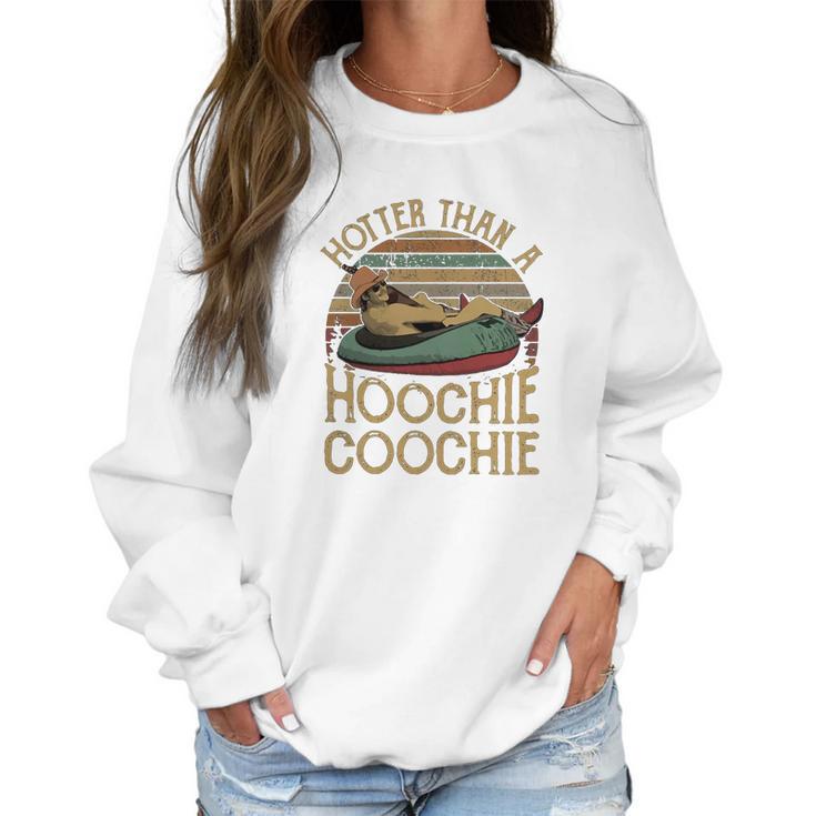 Alan Jackson Hotter Than A Hoochie Coochie Ugly Christmas Shirt Women Sweatshirt