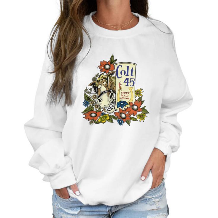 Colt 45 Stout Malt Liquor Donkey Shirt Women Sweatshirt