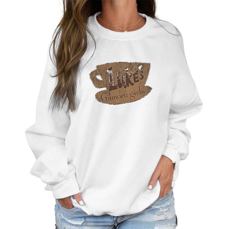 Gilmore Girls Juniors Vintage Lukes Coffee Women Sweatshirt